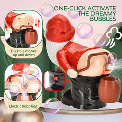 Jolly Bubble Santa Claus Music & Light Toy
