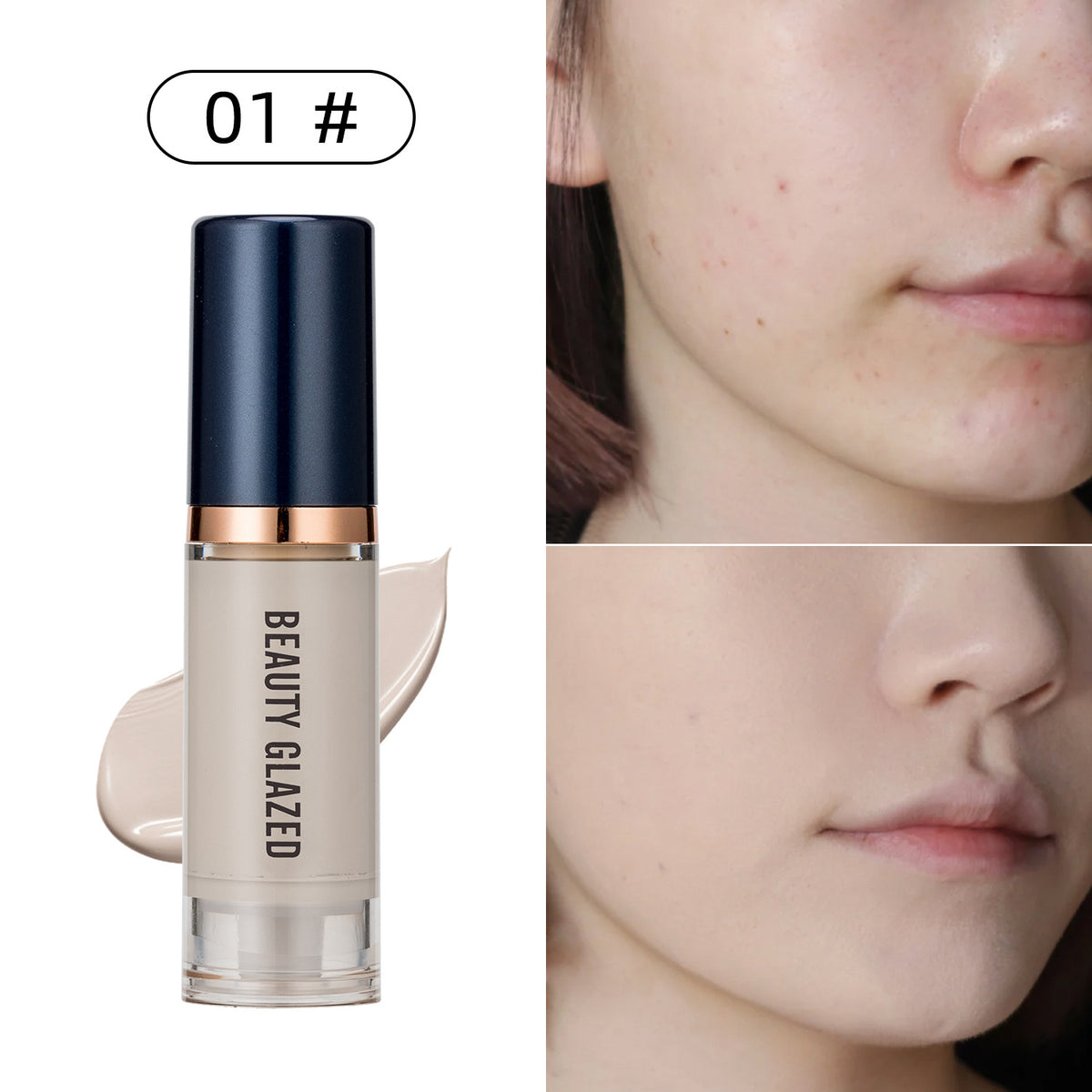 6-Color Half-Cover Makeup Primer for Smooth Application