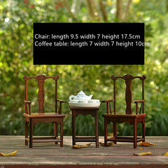 Crimson Rosewood Miniature Furniture Model