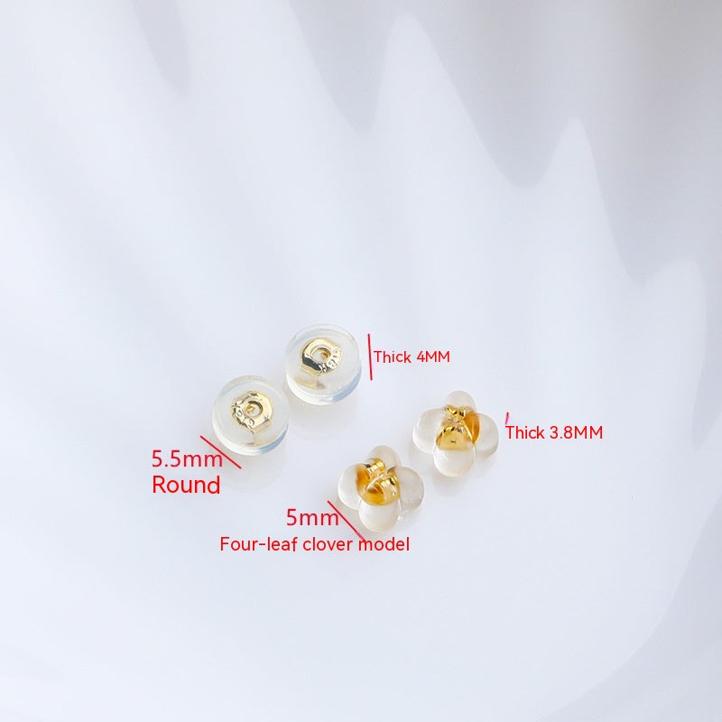 18K Gilded Hypoallergenic Silicone Ear Protection