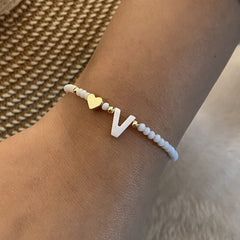 Pearl Script Custom Shell Beaded Jewelry