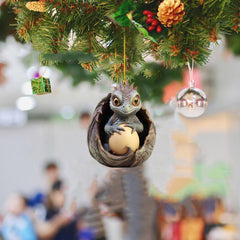 Creative Acrylic Automobile Hanging Decoration for Christmas