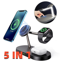 Charge Master 5-in-1 Magnetic Wireless Charging Station