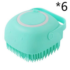 Silk Paws Silicone Dog Bath & Massage Grooming Gloves