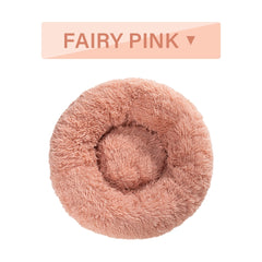 Cozy Paws Fluffy Donut Pet Bed