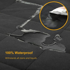 Luxury Guard Waterproof Rear Bench Seat Cover for Pets