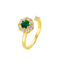Zircon Spin Dual Necklace & Ring Set