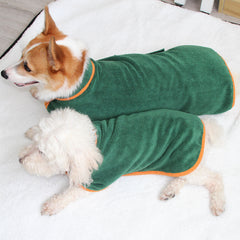 Absorbent Pet Towel with Waist-Wrapped Design