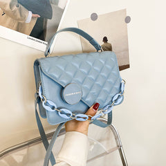 Chic Square Women's Rhombic Portable Bag
