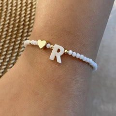 Pearl Script Custom Shell Beaded Jewelry