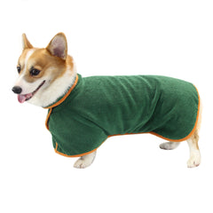 Absorbent Pet Towel with Waist-Wrapped Design