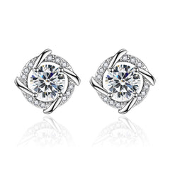 Diamond Breeze Women's Windmill Pendant Necklace & Bracelet Set
