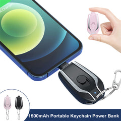 1500mAh Ultra-Compact Keychain Charger