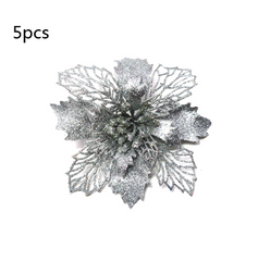 Sparkle Bloom Christmas Flower Ornaments