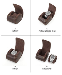 Lux Guard Single Leather Watch Storage Box