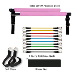 Flex Bar Pilates Resistance Workout Kit