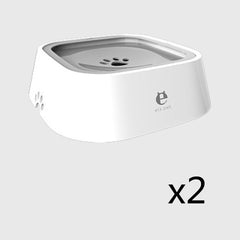 1.5L Anti-Overflow Floating Pet Water Bowl