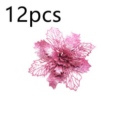 Sparkle Bloom Christmas Flower Ornaments