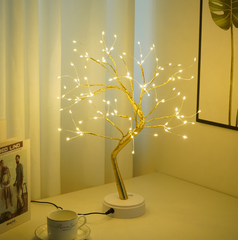 Copper Glow LED Bedroom Light