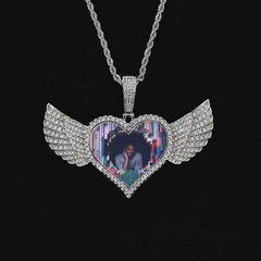 Personality Frame Solid Pendant Necklace