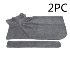 Absorbent Pet Towel with Waist-Wrapped Design