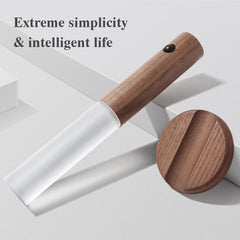 Auto LED USB Magnetic Wood Wireless Night Light with PIR Sensor