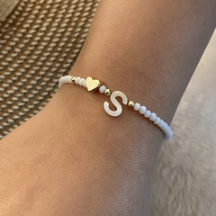 Pearl Script Custom Shell Beaded Jewelry