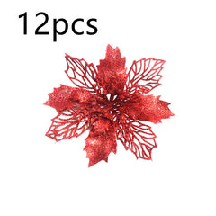 Sparkle Bloom Christmas Flower Ornaments