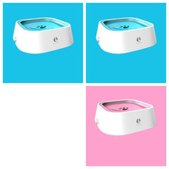 1.5L Anti-Overflow Floating Pet Water Bowl