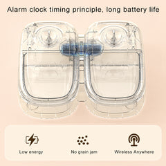 Automatic Pet Food Dispenser with Timer & Stainless Steel Bowl