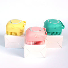 Silk Paws Silicone Dog Bath & Massage Grooming Gloves